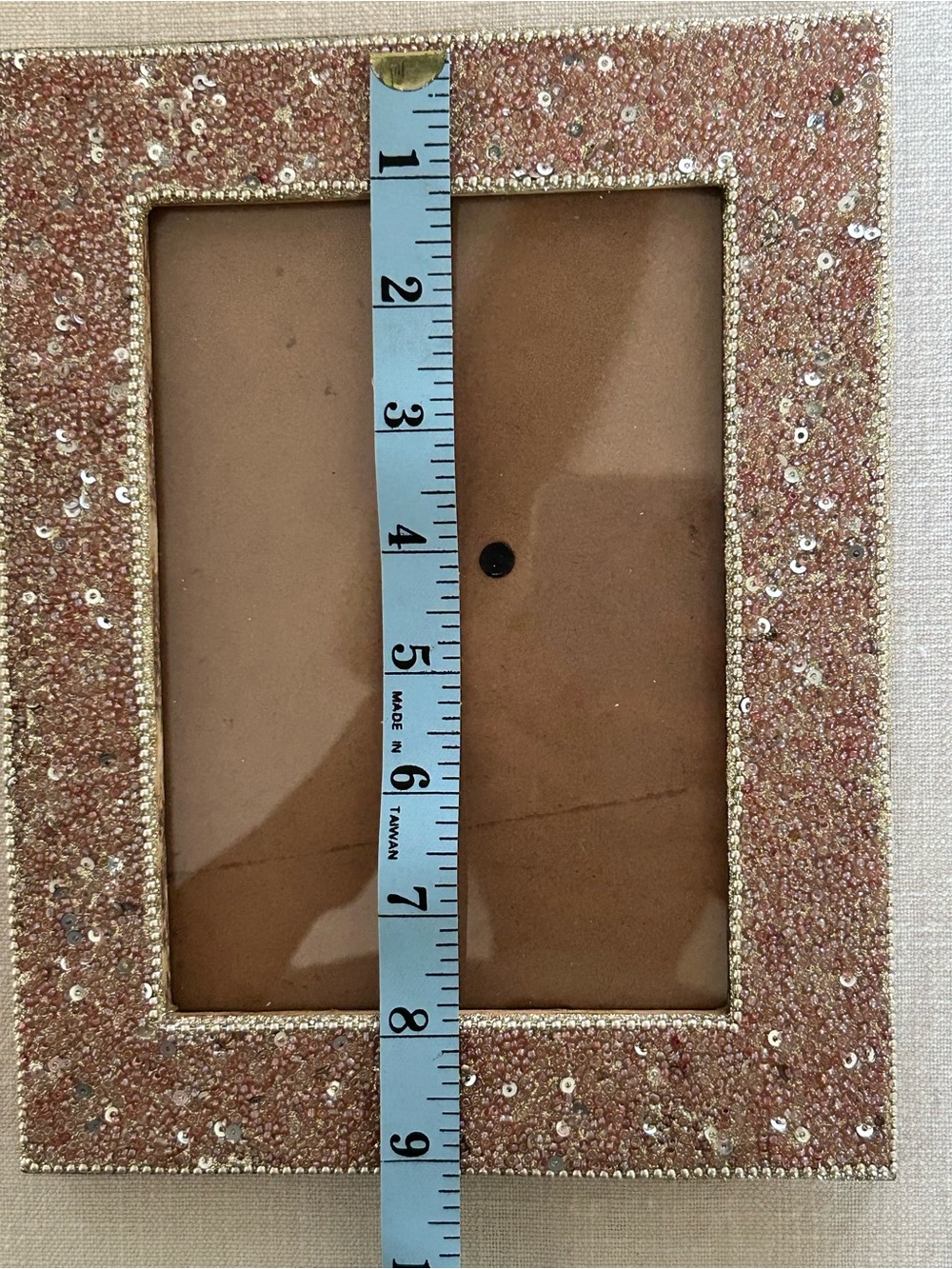 Beaded Sparkle Photo Frames set of 2 - Picture 5 of 9